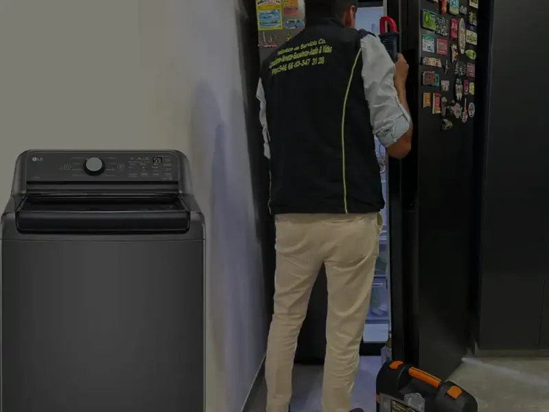 Professional tradesperson at work